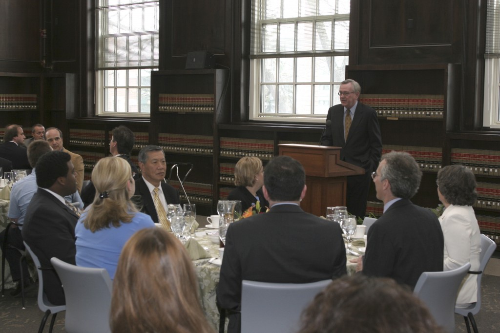 Dedication Luncheon hosted by President Philip Austin