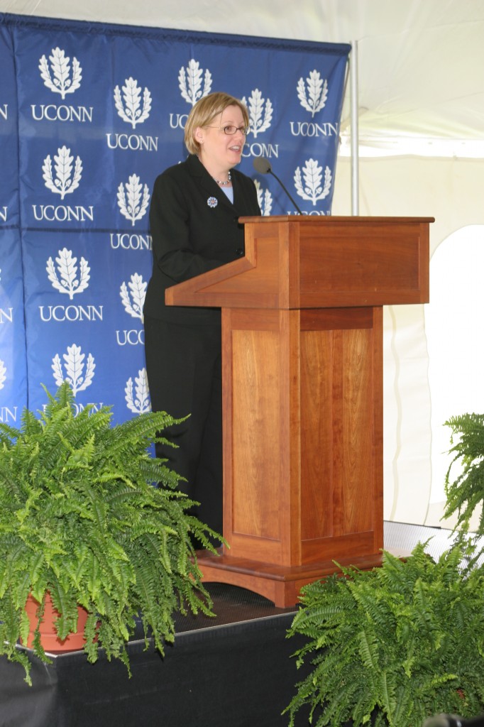 Dedication Ceremony: Guest speaker, NIJ Program Officer Dr. Lois Tully.